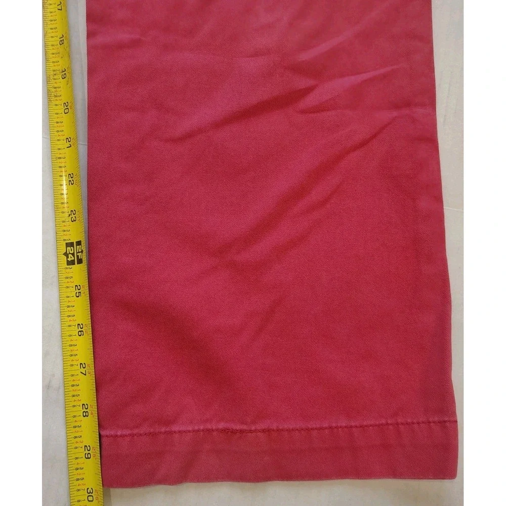 Banana Republic Pants Mens 38x32 Aiden Chino‎ Fit Salmon Pink Cotton A4